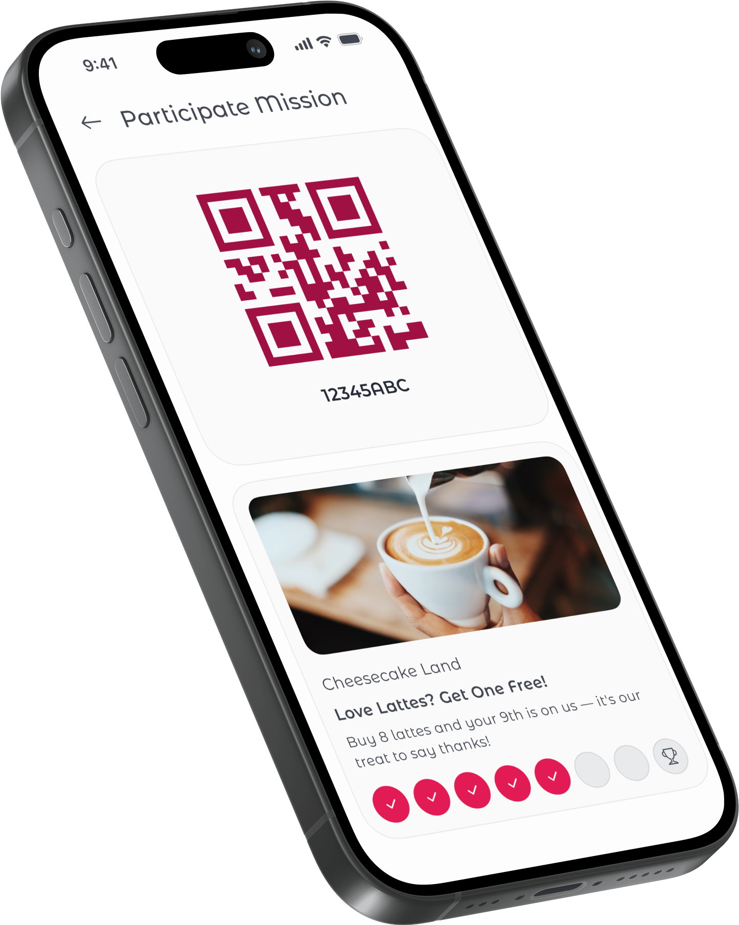 Cheers - digital loyalty marketplace app's mission/campaign participation image